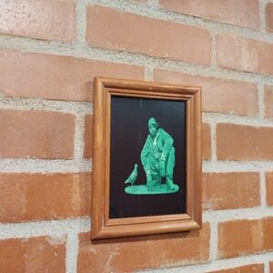 Nas Retro Hip Hop Plastic Army Man Framed Art Print By Neon Nicho